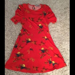 ASOS Petite Red Mini Tea Dress